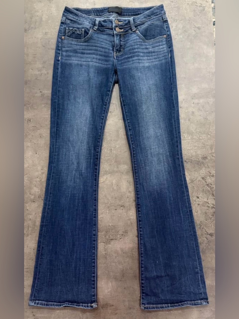 Buckle Blue Flare Jeans